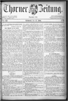 Thorner Zeitung 1878, Nro. 113 + Beilagenwerbung