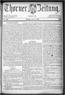 Thorner Zeitung 1878, Nro. 114 + Beilagenwerbung