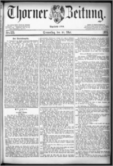 Thorner Zeitung 1878, Nro. 119
