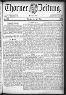Thorner Zeitung 1878, Nro. 123