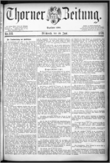 Thorner Zeitung 1878, Nro. 140