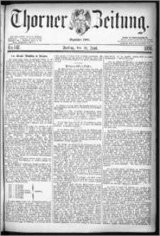 Thorner Zeitung 1878, Nro. 142 + Beilagenwerbung