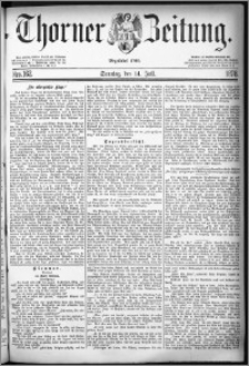 Thorner Zeitung 1878, Nro. 162