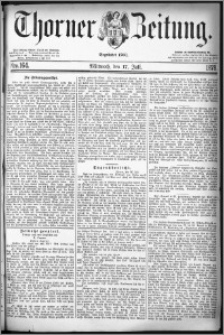 Thorner Zeitung 1878, Nro. 164 + Beilagenwerbung