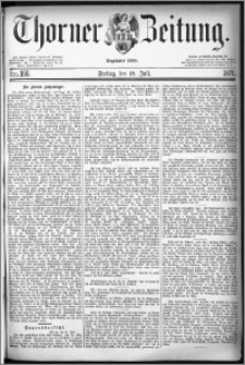 Thorner Zeitung 1878, Nro. 166 + Beilagenwerbung