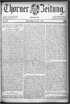 Thorner Zeitung 1878, Nro. 171