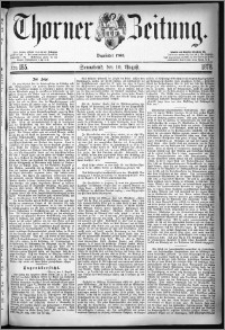 Thorner Zeitung 1878, Nro. 185