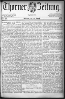 Thorner Zeitung 1878, Nro. 188