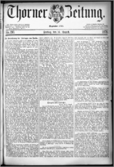 Thorner Zeitung 1878, Nro. 190