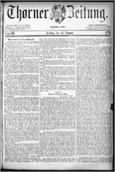 Thorner Zeitung 1878, Nro. 196