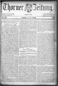 Thorner Zeitung 1878, Nro. 198
