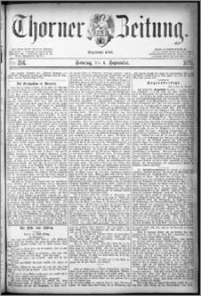 Thorner Zeitung 1878, Nro. 204