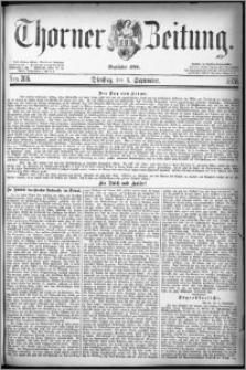 Thorner Zeitung 1878, Nro. 205