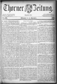 Thorner Zeitung 1878, Nro. 206