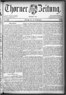 Thorner Zeitung 1878, Nro. 214