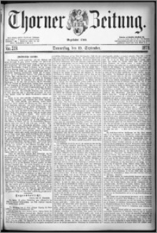 Thorner Zeitung 1878, Nro. 219