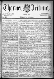 Thorner Zeitung 1878, Nro. 230