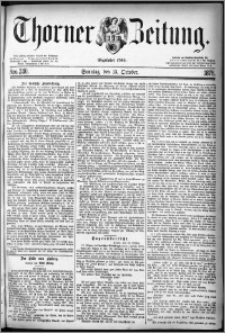 Thorner Zeitung 1878, Nro. 240 + Beilage