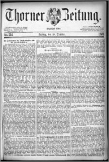 Thorner Zeitung 1878, Nro. 244