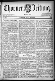 Thorner Zeitung 1878, Nro. 257