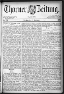 Thorner Zeitung 1878, Nro. 259