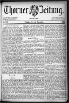 Thorner Zeitung 1878, Nro. 265