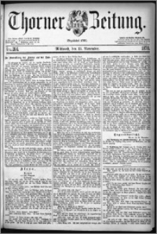 Thorner Zeitung 1878, Nro. 266