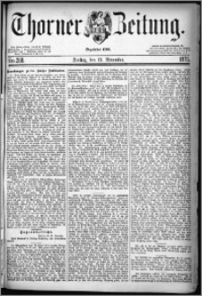 Thorner Zeitung 1878, Nro. 268 + Beilagenwerbung