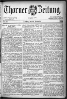 Thorner Zeitung 1878, Nro. 271