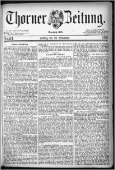 Thorner Zeitung 1878, Nro. 274