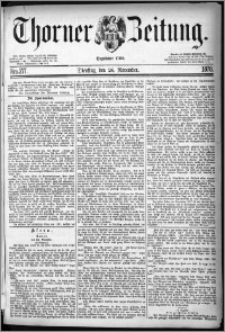 Thorner Zeitung 1878, Nro. 277 + Beilagenwerbung