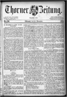 Thorner Zeitung 1878, Nro. 290