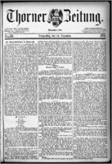 Thorner Zeitung 1878, Nro. 291