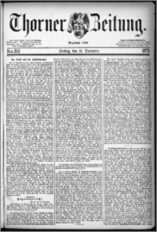 Thorner Zeitung 1878, Nro. 292