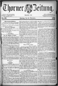 Thorner Zeitung 1878, Nro. 300 + Beilage