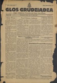 Głos Grudziądza : organ Miejskiej i Powiatowej Rady Narodowej : 1945.05.19, R. 1 nr 3