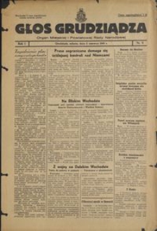 Głos Grudziądza : organ Miejskiej i Powiatowej Rady Narodowej : 1945.06.02, R. 1 nr 9