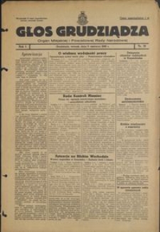 Głos Grudziądza : organ Miejskiej i Powiatowej Rady Narodowej : 1945.06.05, R. 1 nr 10