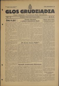 Głos Grudziądza : organ Miejskiej i Powiatowej Rady Narodowej : 1945.06.19, R. 1 nr 16