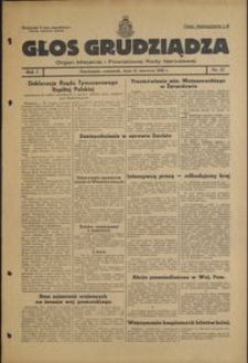 Głos Grudziądza : organ Miejskiej i Powiatowej Rady Narodowej : 1945.06.21, R. 1 nr 17