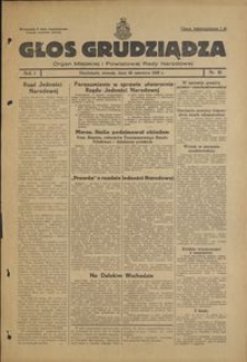 Głos Grudziądza : organ Miejskiej i Powiatowej Rady Narodowej : 1945.06.26, R. 1 nr 19