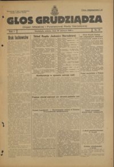Głos Grudziądza : organ Miejskiej i Powiatowej Rady Narodowej : 1945.06.30, R. 1 nr 21