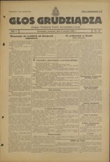 Głos Grudziądza : organ Polskiej Partii Socjalistycznej : 1945.08.02, R. 1 nr 34