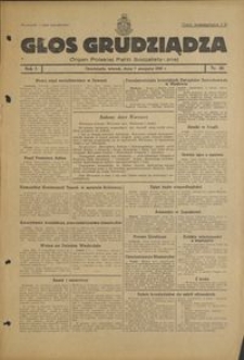 Głos Grudziądza : organ Polskiej Partii Socjalistycznej : 1945.08.07, R. 1 nr 36