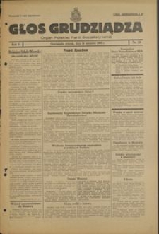 Głos Grudziądza : organ Polskiej Partii Socjalistycznej : 1945.08.14, R. 1 nr 39