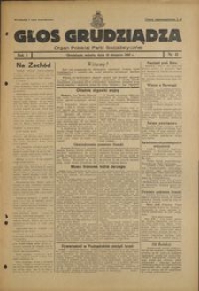 Głos Grudziądza : organ Polskiej Partii Socjalistycznej : 1945.08.18, R. 1 nr 41