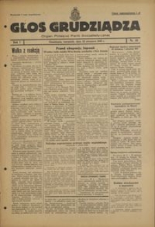 Głos Grudziądza : organ Polskiej Partii Socjalistycznej : 1945.08.23, R. 1 nr 43