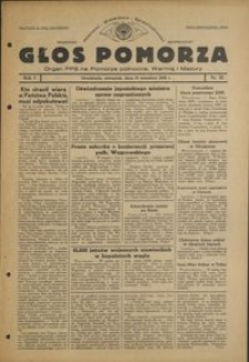 Głos Pomorza : organ PPS na Pomorze północne, Warmię i Mazury : 1945.09.13, R. 1 nr 52