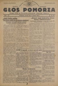 Głos Pomorza : organ PPS na Pomorze północne, Warmię i Mazury : 1945.12.11, R. 1 nr 88
