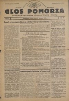 Głos Pomorza : organ PPS na Pomorze północne, Warmię i Mazury : 1945.12.18, R. 1 nr 91